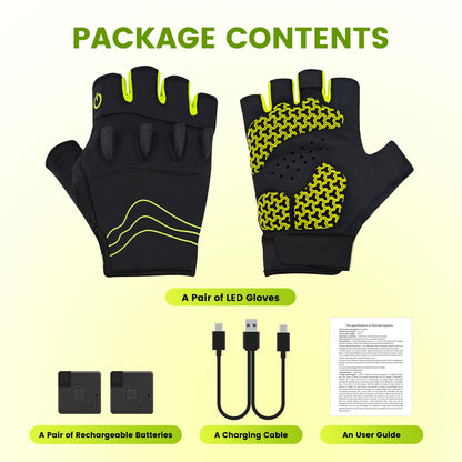 Rechargeable LED Flashlight Gloves – Hands‑Free Lighting Gloves for Mechanics, Camping & Night Work