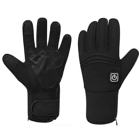 JHG36 Lightweight Heated Gloves – Flexible Thermal Gloves with Leather Palm for Men & Women