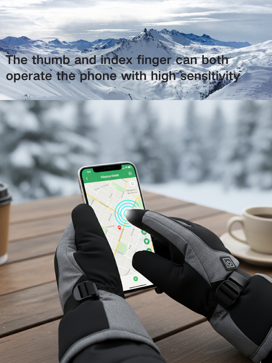 Stylish Heated Gloves – Full Finger Warmth for Daily Outdoor Use