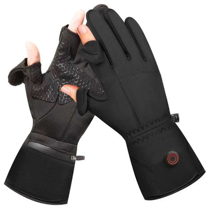 Thumb & Index Flip-Cap Heated Gloves – Lightweight Winter Gloves for Precision Tasks