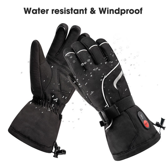 Electric Heated Ski Gloves – Battery Powered Winter Warmth for Skiing, Snowboarding & Outdoor Sports