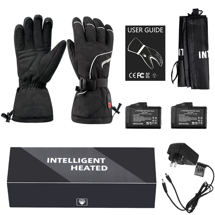 Electric Heated Ski Gloves – Battery Powered Winter Warmth for Skiing, Snowboarding & Outdoor Sports