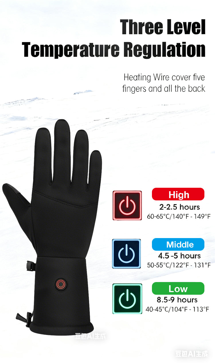 Heated Glove Liners – Thin Inner Heated Gloves for Layered Warmth